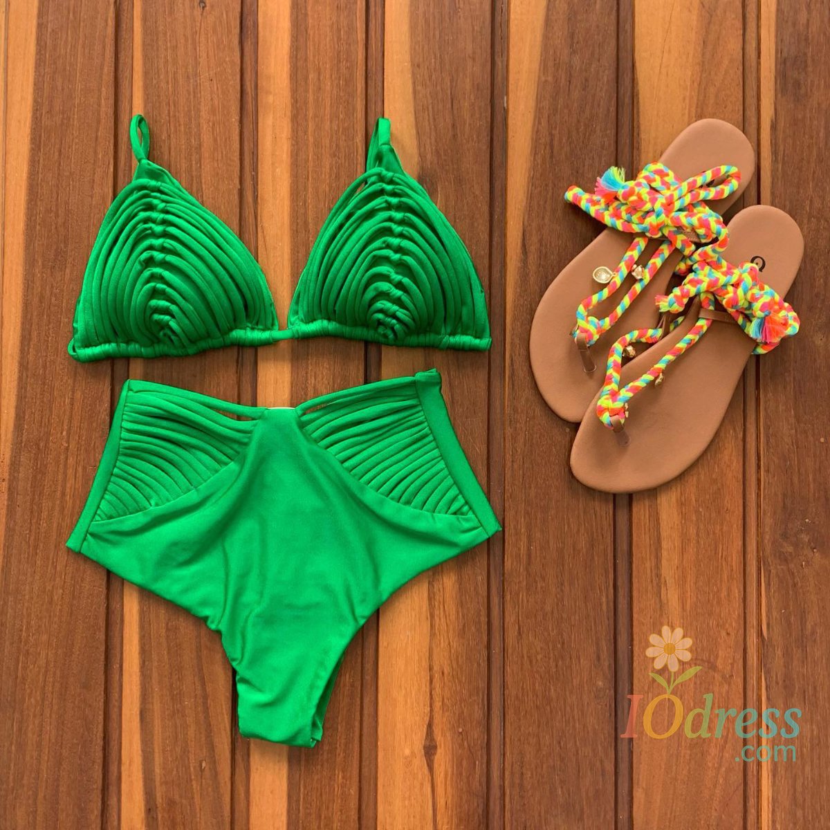 IO Dress 2025 Sexy Swimwear Push Up One Piece Swimsuit Floral Print Swimwear Women Ruffle Solid Swimsuit Deep-V Bathing Suit Beachwear