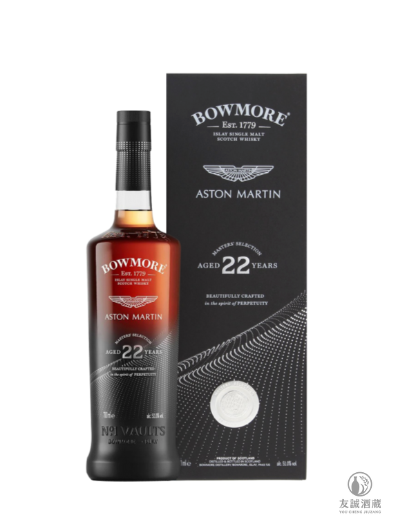 波摩 奧斯頓&middot;馬丁Bowmore Aston Martin 大師鉅作系列22年第三版 友誠酒藏