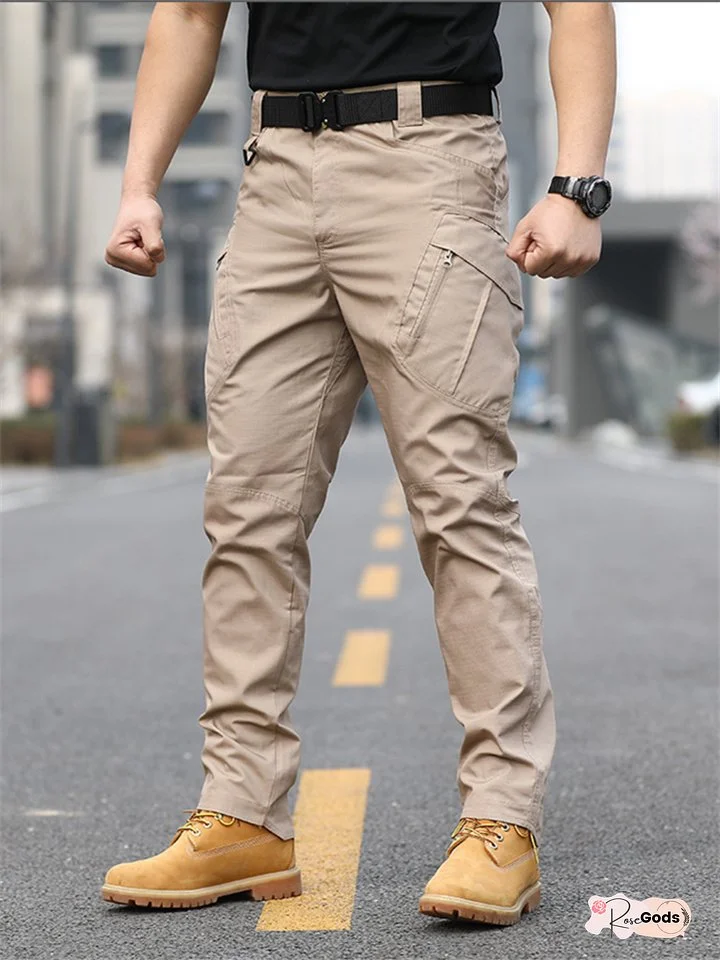 Men's Four Seasons Tactical Pants Training Pants Anti-scratch Waterproof Pants