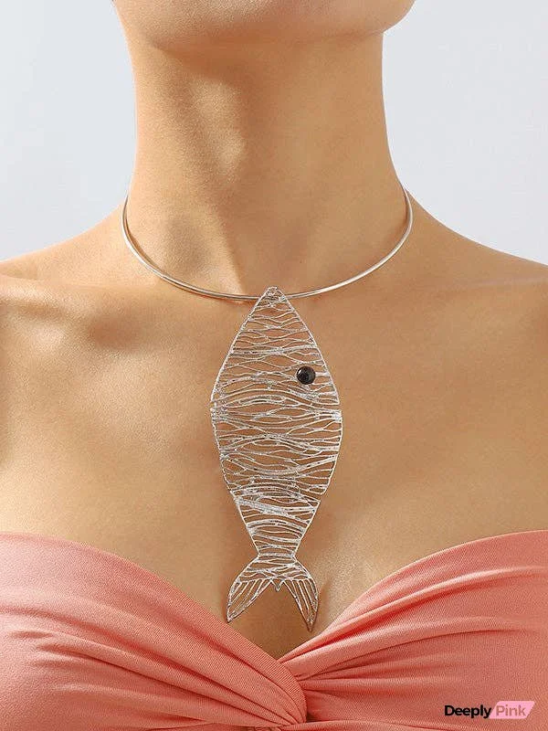 Animal Shape Hollow Necklaces Accessories