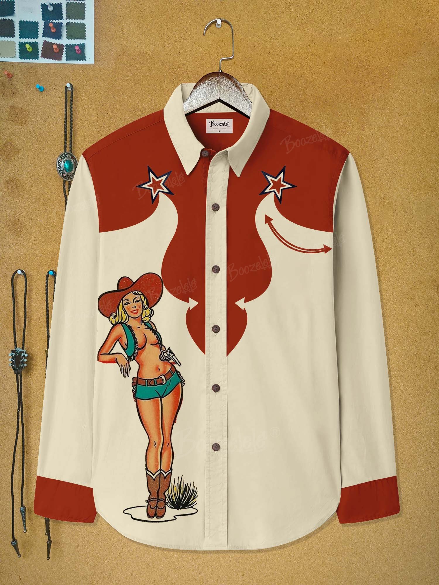 Western Cowgirl  - 100% Cotton Long Sleeves Shirt