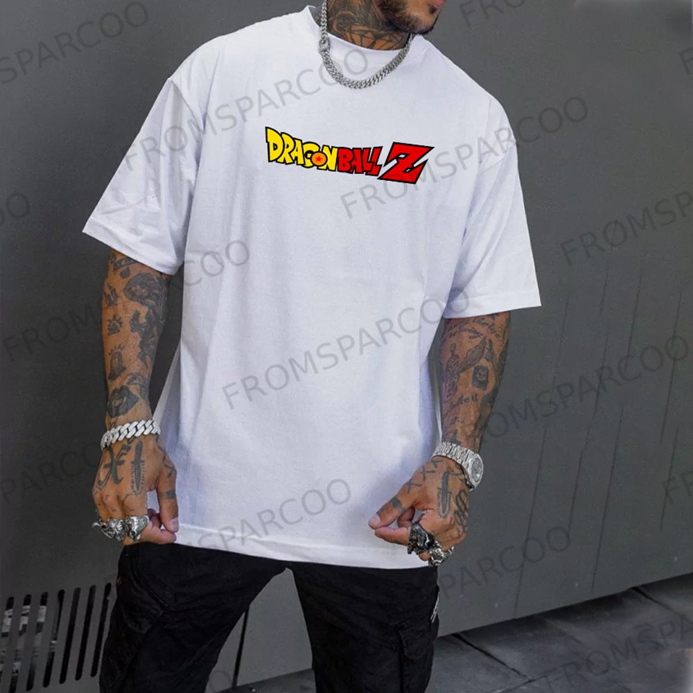 Unisex Oversized Anime Print T-Shirt