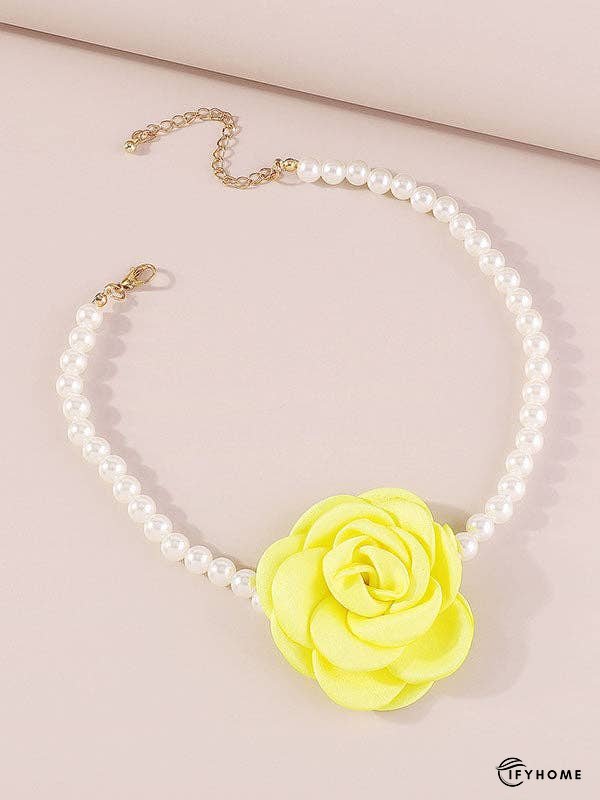 Three-Dimensional Flower Necklaces Accessories | IFYHOME
