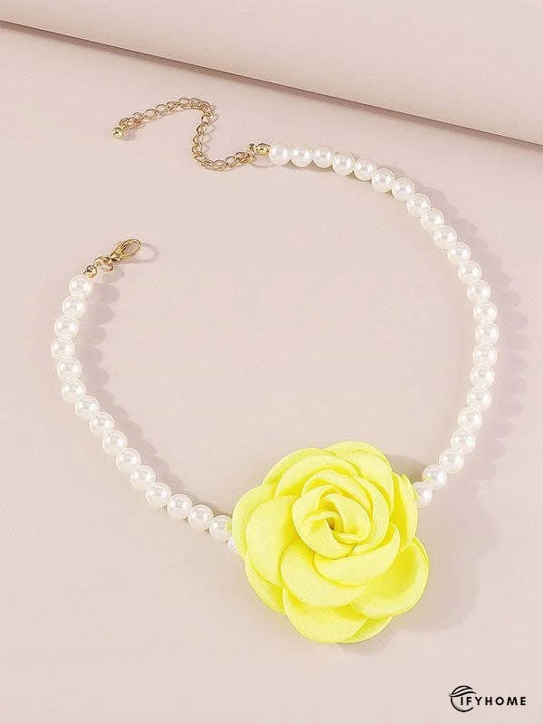 Three-Dimensional Flower Necklaces Accessories | IFYHOME