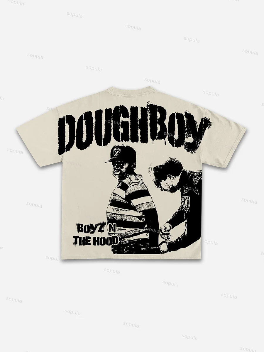 Boyz N The Hood Vintage Aged Graphic Cotton T-shirt