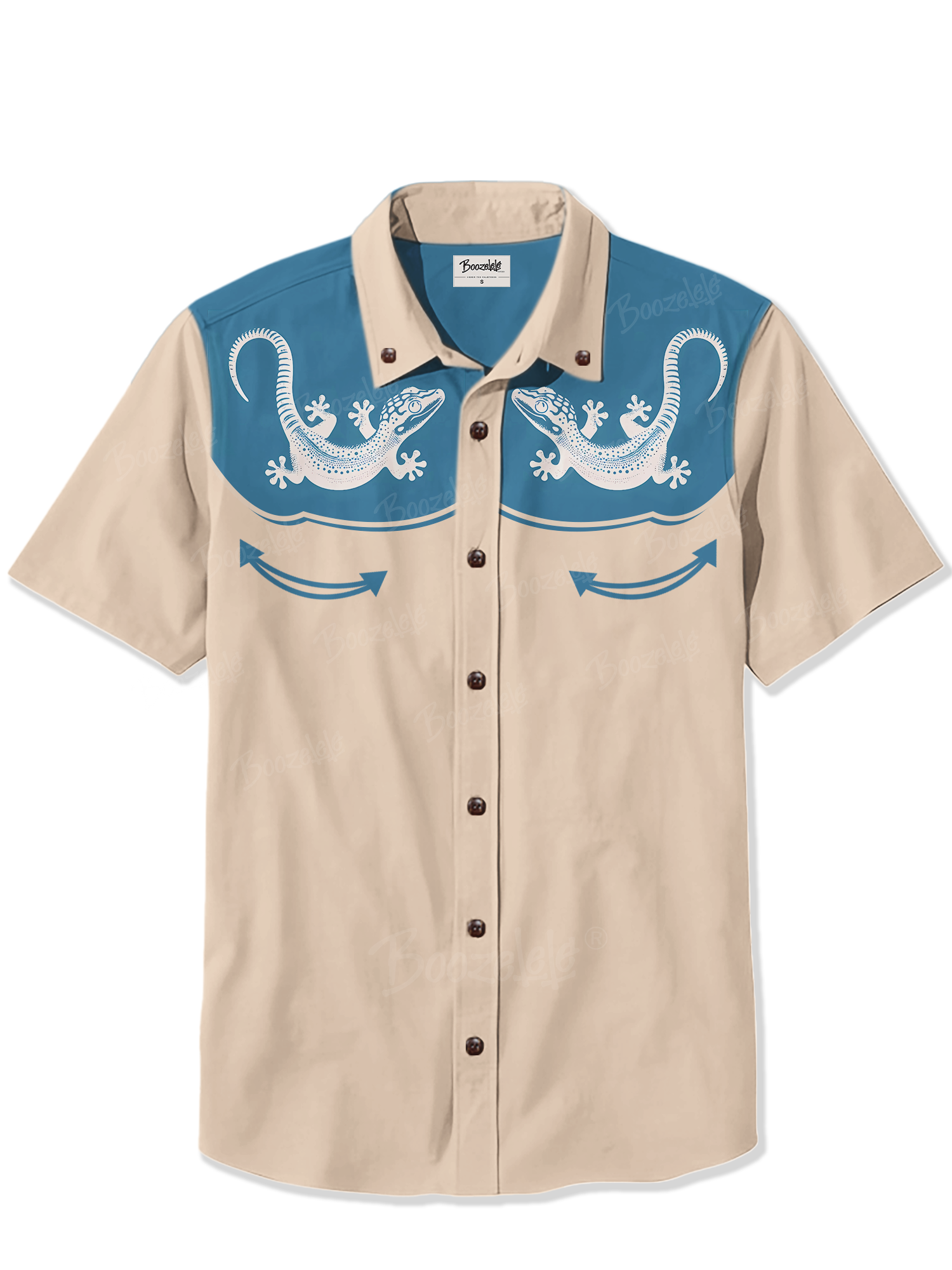 Retro Gecko - 100% Cotton Shirt
