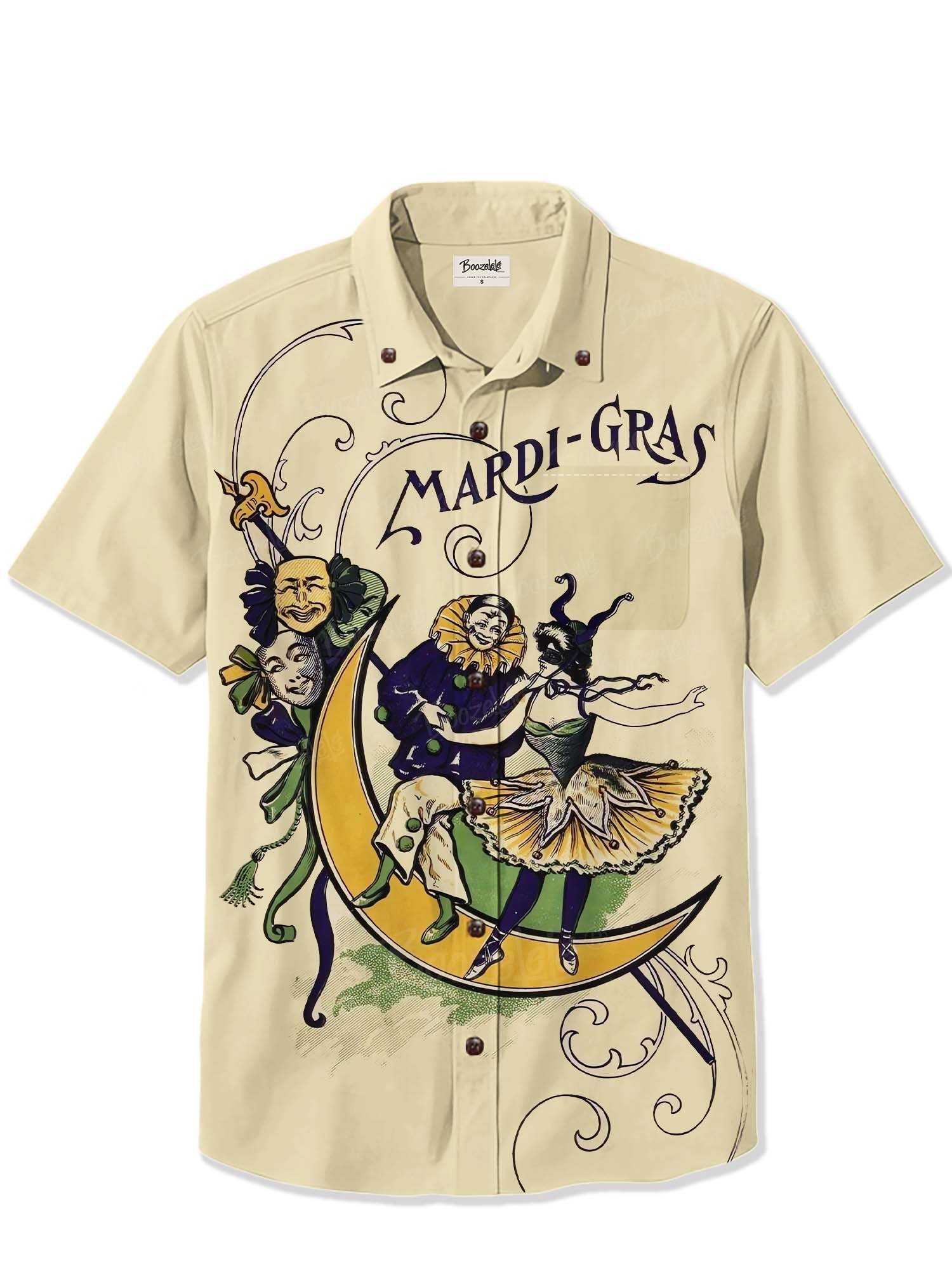 Vintage Mardi Gras - 100% Cotton Shirt