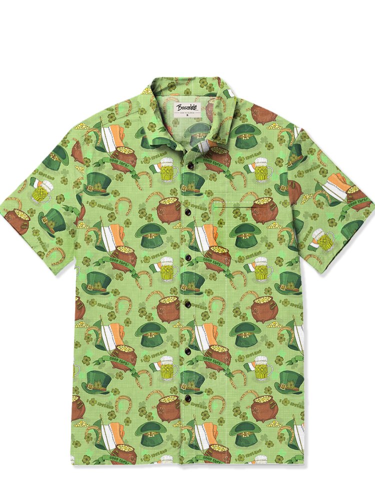 St. Patrick's Day - Slub Linen Shirt