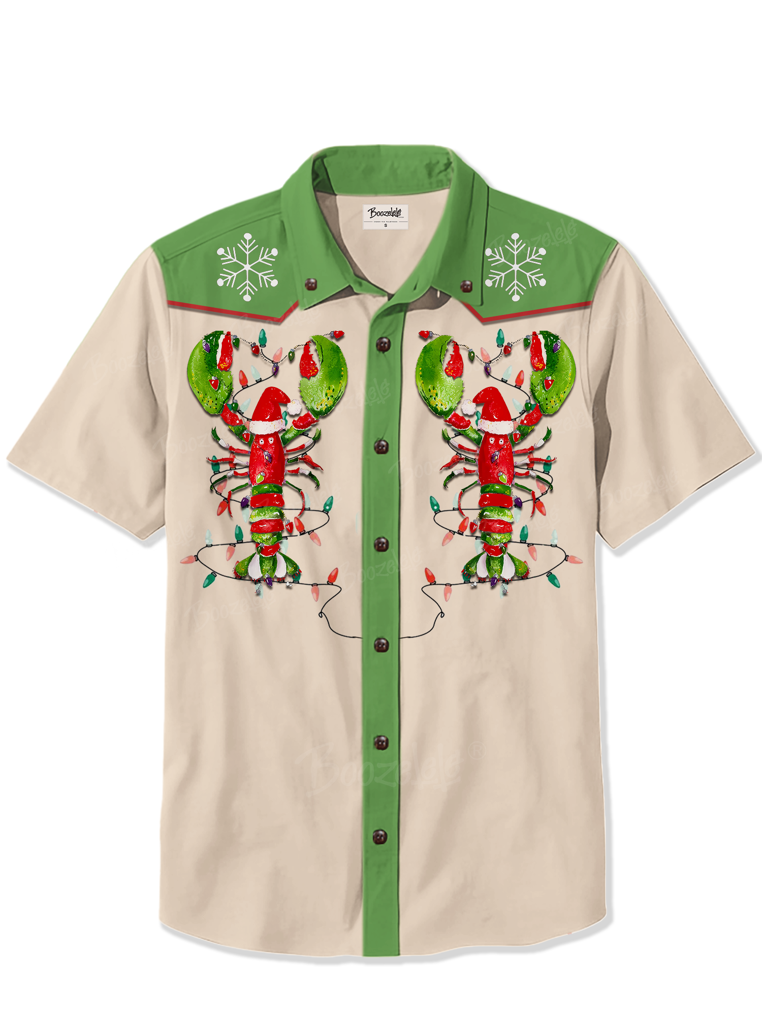 Lobster Lanterns Christmas - 100% Cotton Shirt