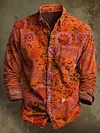 Vintage Art Print Long Sleeve Shirt