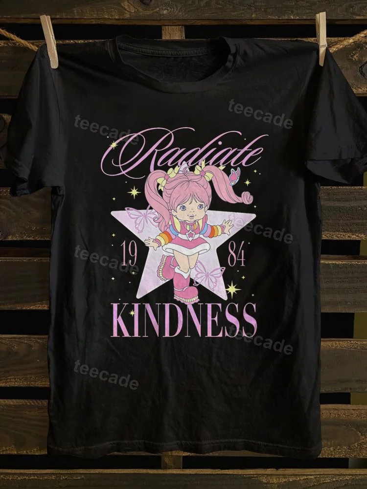 Teecade Teecade Radiate Kindness Rainbow Brite Movie T-shirt