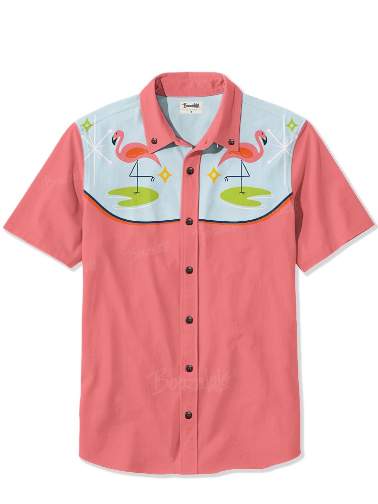 Atomic Flamingo - 100% Cotton Shirt