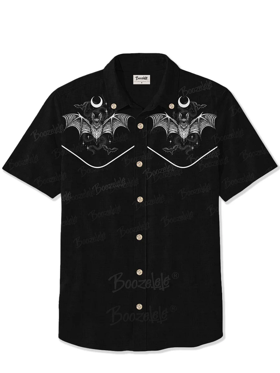 Embroidery】【Mystic Heart X Boozelele】Dracula Bat Printed
