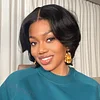 New Glueless Body Wave Bob Nature Black Beautiful Wig