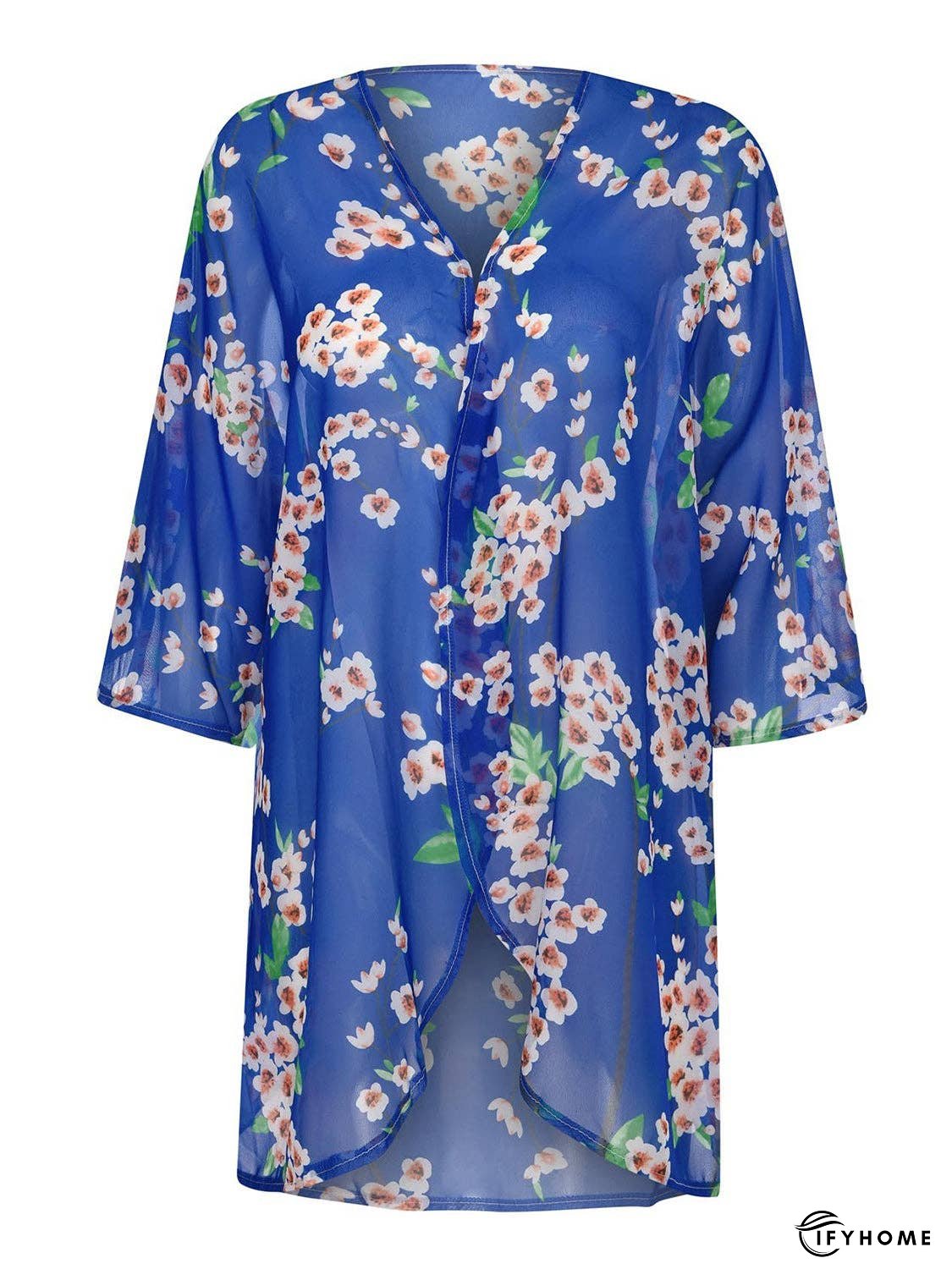 Open Front Half Sleeve Cover-Up | IFYHOME