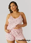 Betsey Johnson Polka Dot Short Set