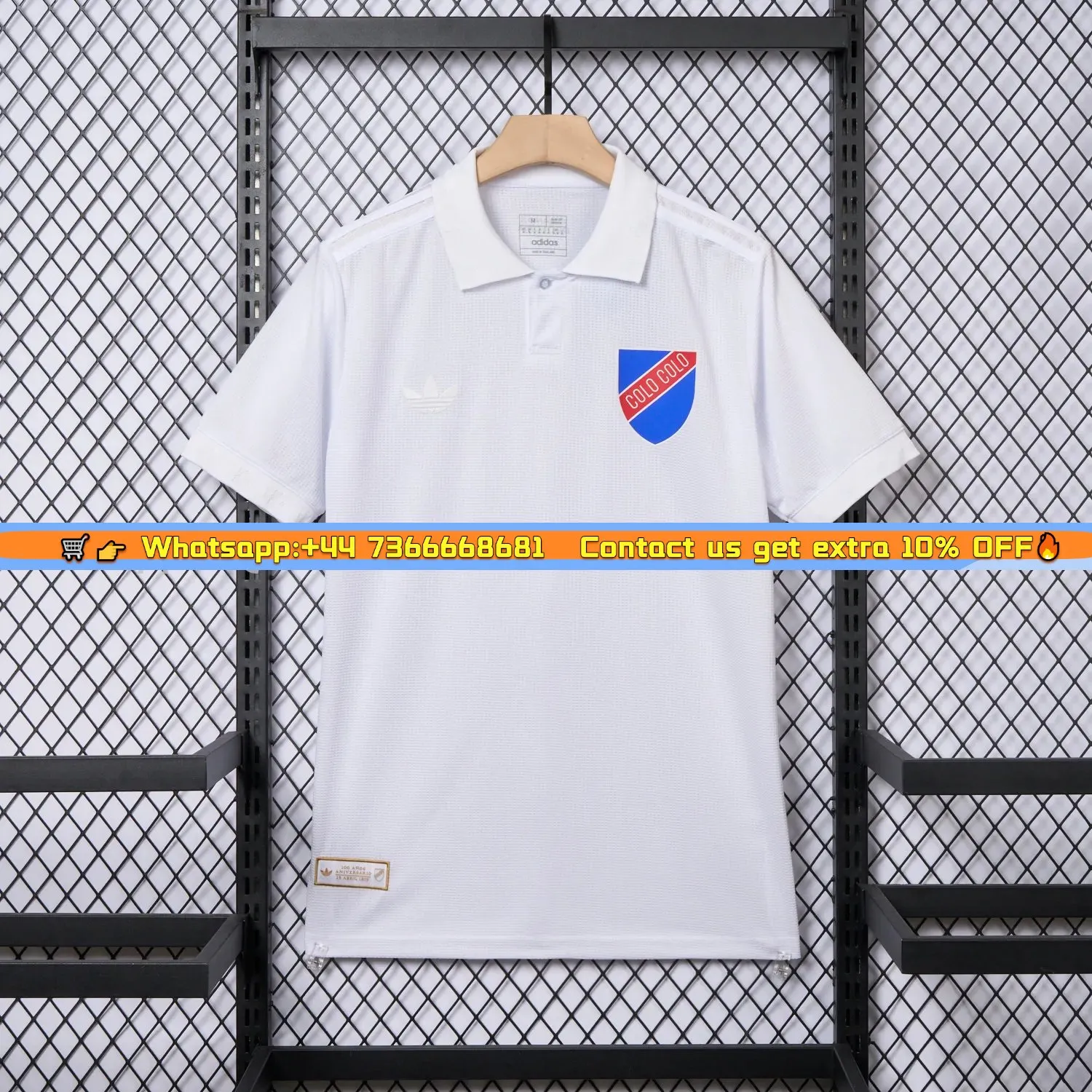 Colo Colo 2025 Centenary Special Edition Unsponsored Jersey - Fans Version