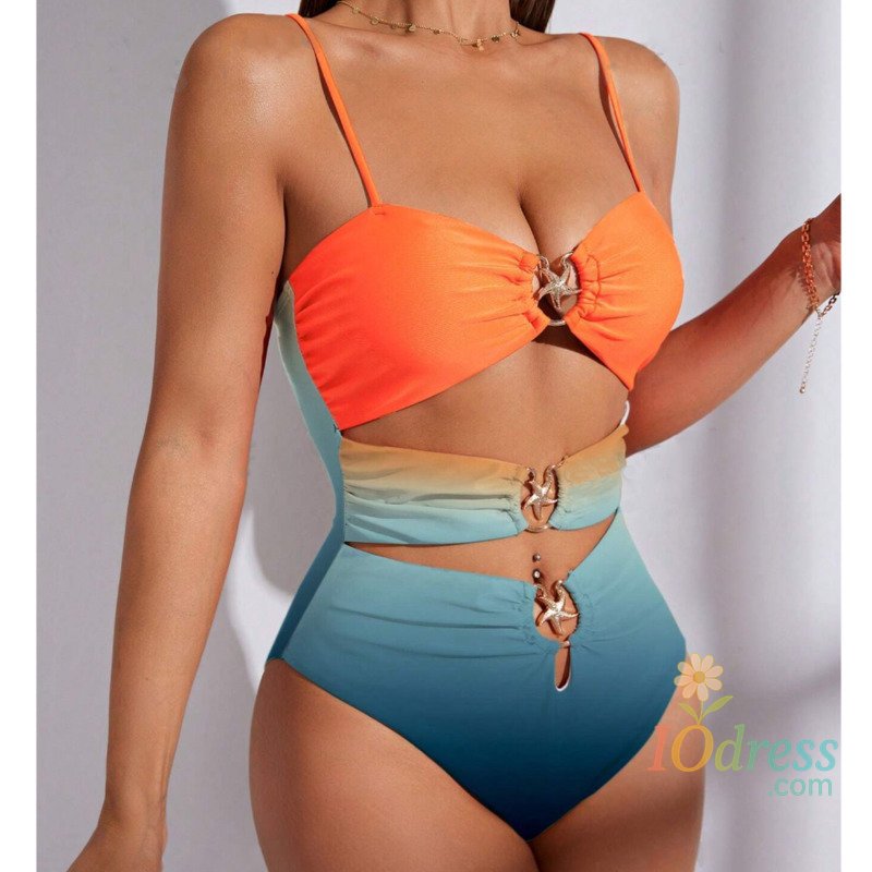 IO Dress New Summer Sexy One Piece Swimsuits Closed Women Swimwear Push Up Swimming Wear Body Bathing Suits Beachwear Pool Bather 2025