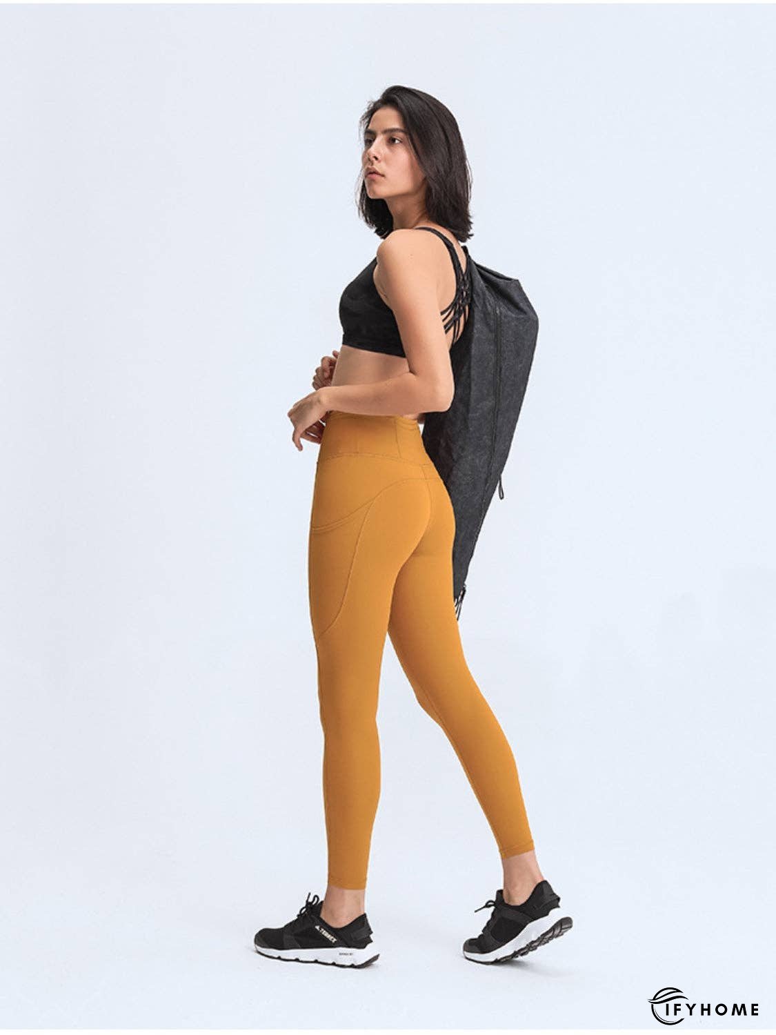 Wide Waistband Leggings with Pockets | IFYHOME