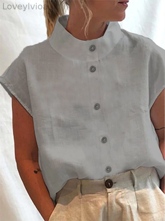 Cotton Linen Long Sleeve Knit