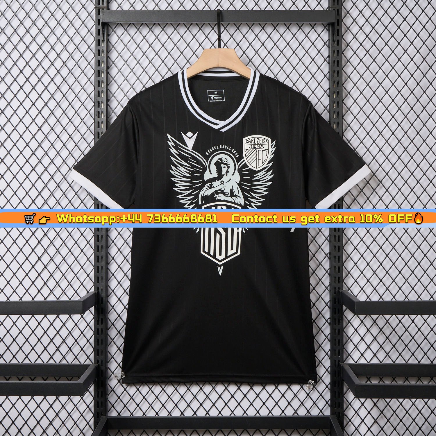 Carl Zeiss Jena 24-25 Black Pre-Match Special Jersey - Fans Version