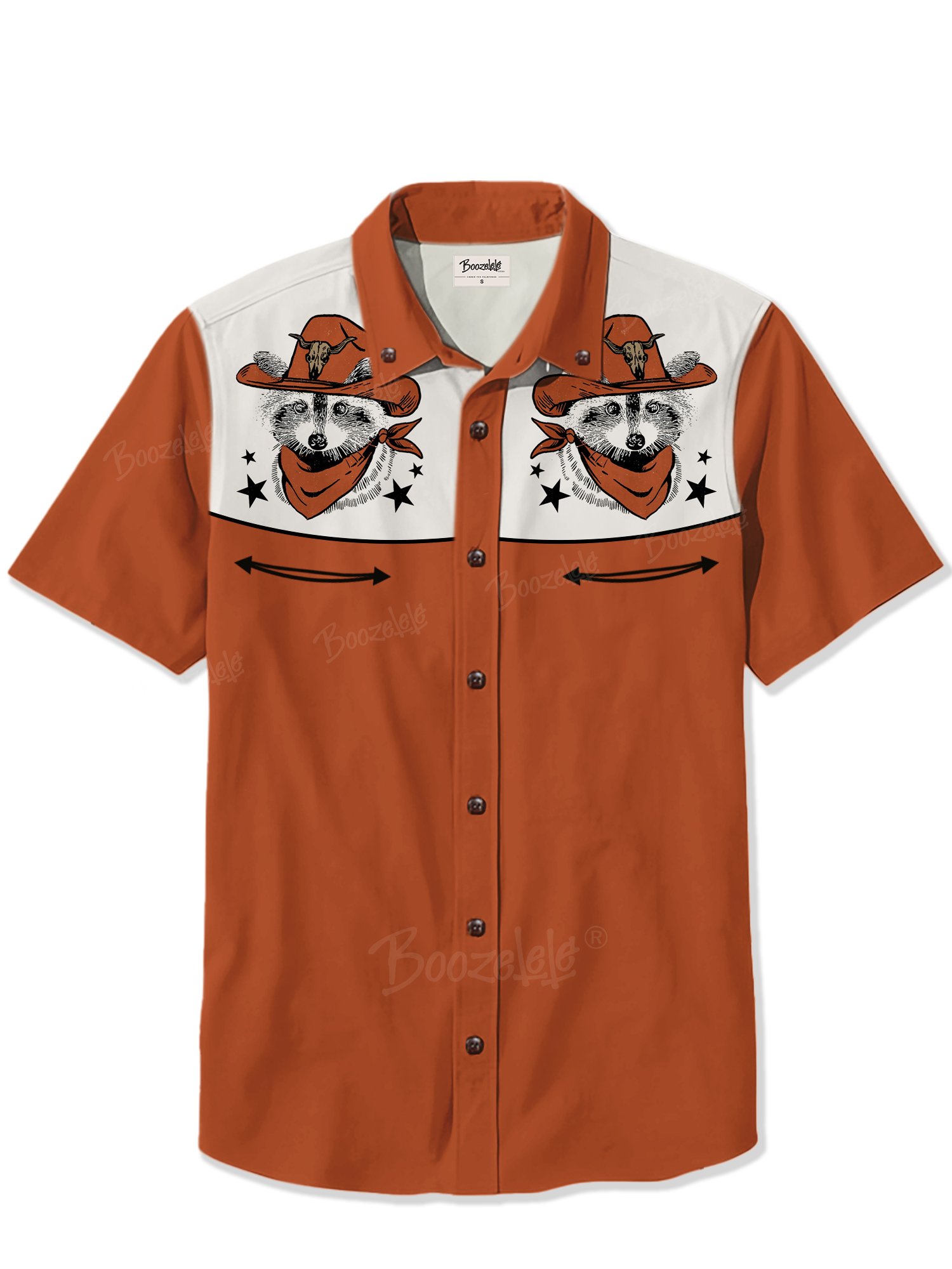 Raccoon Cowboy - 100% Cotton Shirt