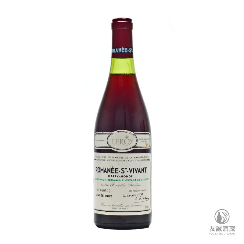 1982年 Romanee-Saint-Vivant 聖維旺特級園紅葡萄酒 友誠酒藏