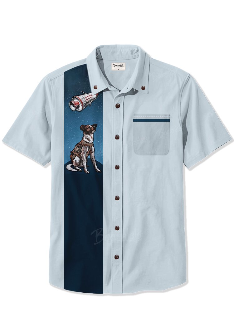 Space Dog - 100% Cotton Shirt
