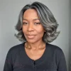 Bob Salt & Pepper Glueless Wave Wig