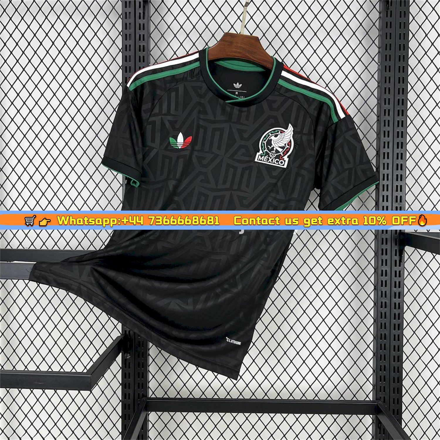 Mexico 25-26 Thire Colors Trefoil Black SpecialJersey - Fans Version