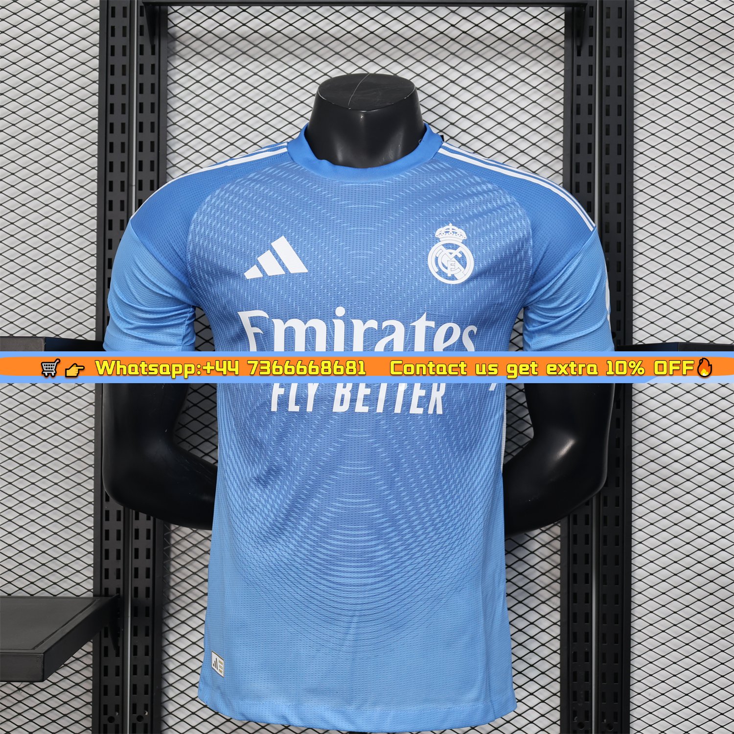 Real Madrid 25-26 Blue Goalkeeper Jersey - Player Version