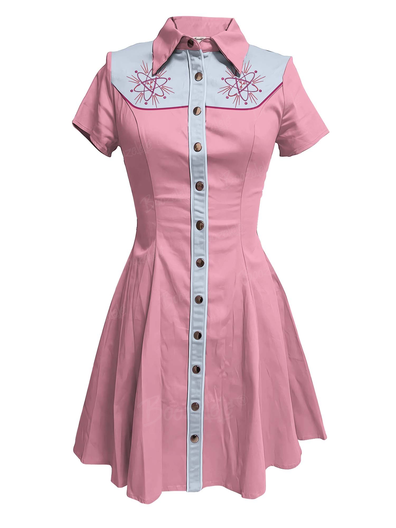 1950&lsquo;s Vintage Atomic - 100% Cotton Dress