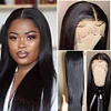 Hot Sale Black Glueless Straight Hair For Women Natural Wig