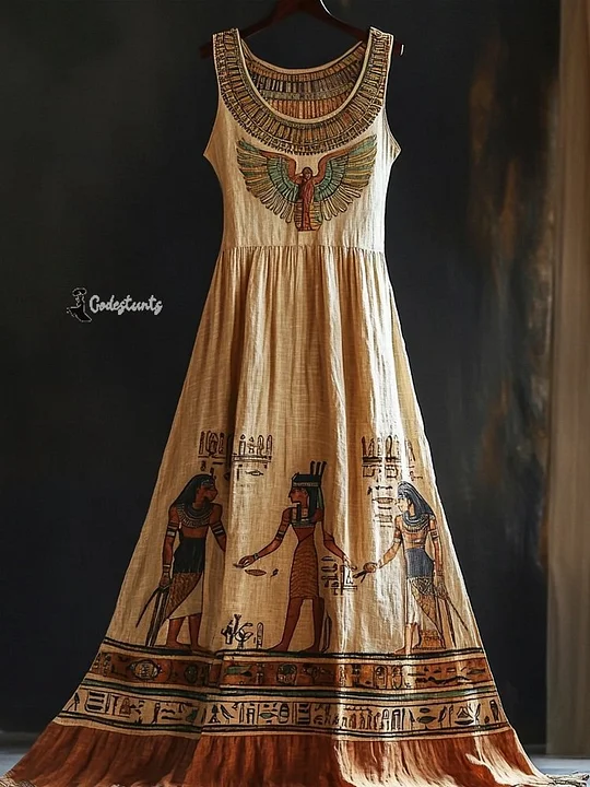 chinese dress ladies Boho Halter Maxi Dress with Open Back main image 1