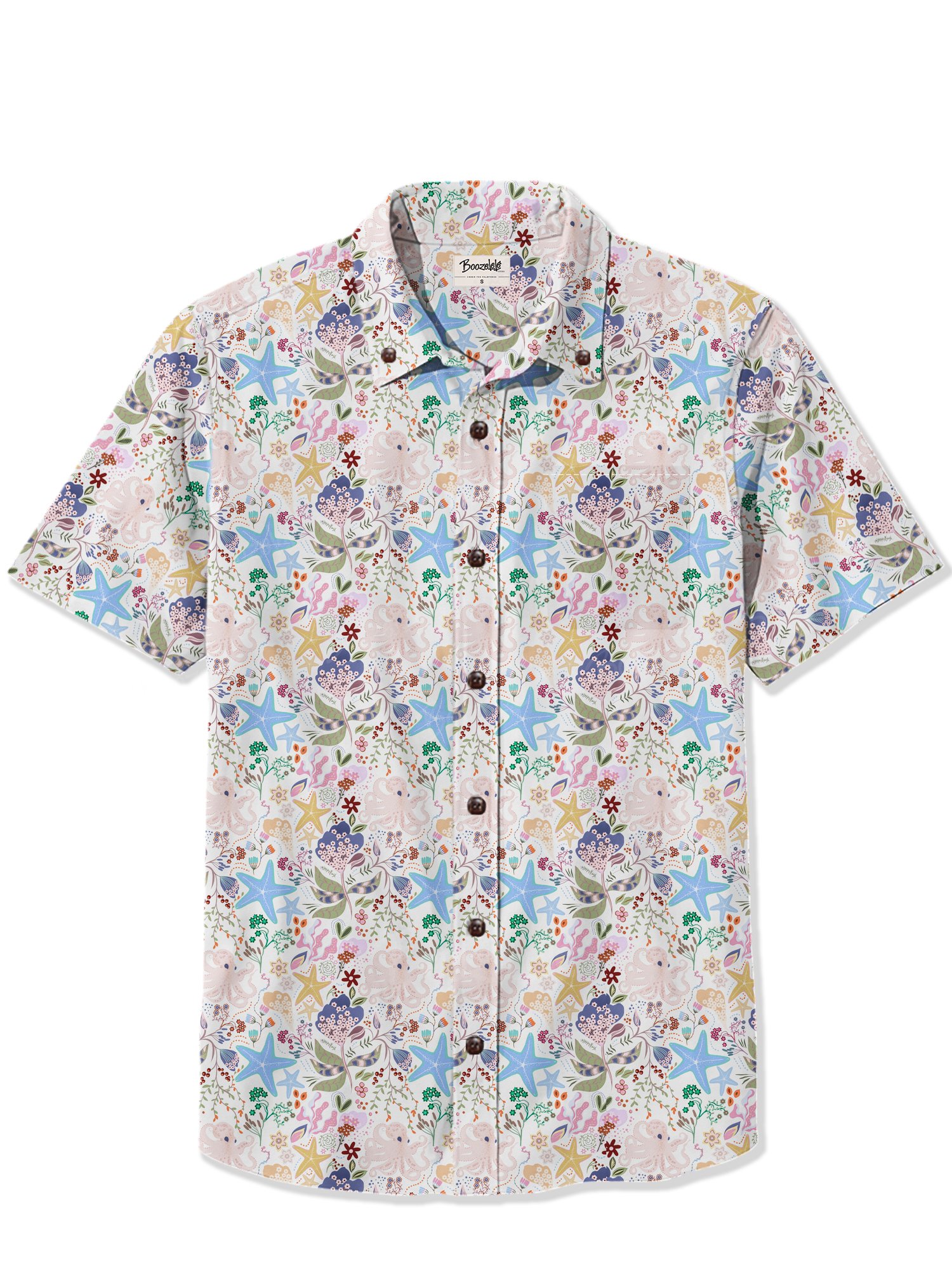【Josie X Boozelele】Starfish Flower Plant- 100% Cotton Shirt