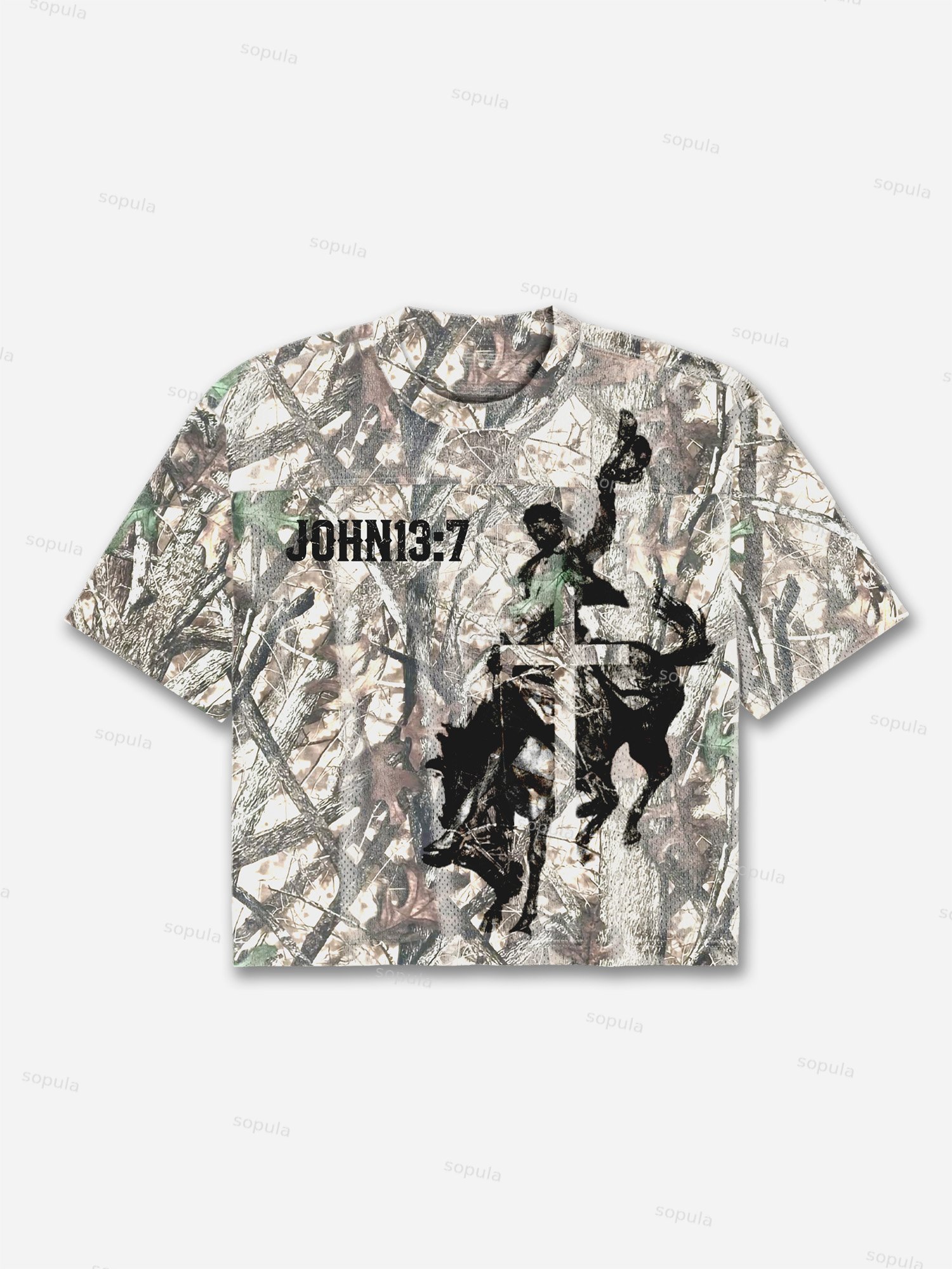 John 13:7 Legendary Cowboys Camouflage Leaf Cropped Jerseys