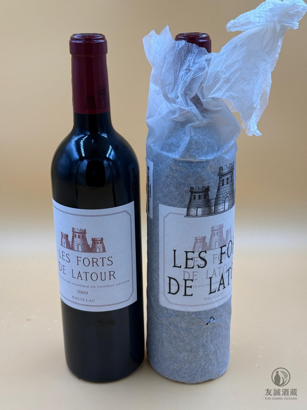 【0155-0156】小拉圖 Forts de Latour 2009｜傳奇年份｜完美靚品對酒｜收藏價 /支 友誠酒藏
