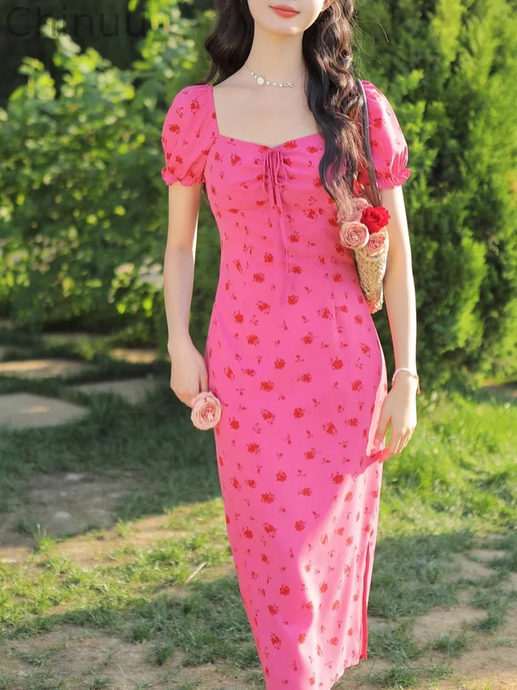 Floral A-line Dress
