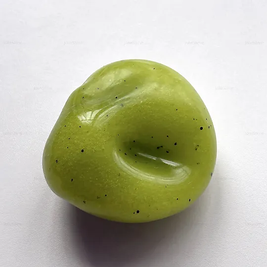 Hold My Guac handmade avocado-inspired soft grainy stress ball - quiet slushy melt texture by JoliSlime