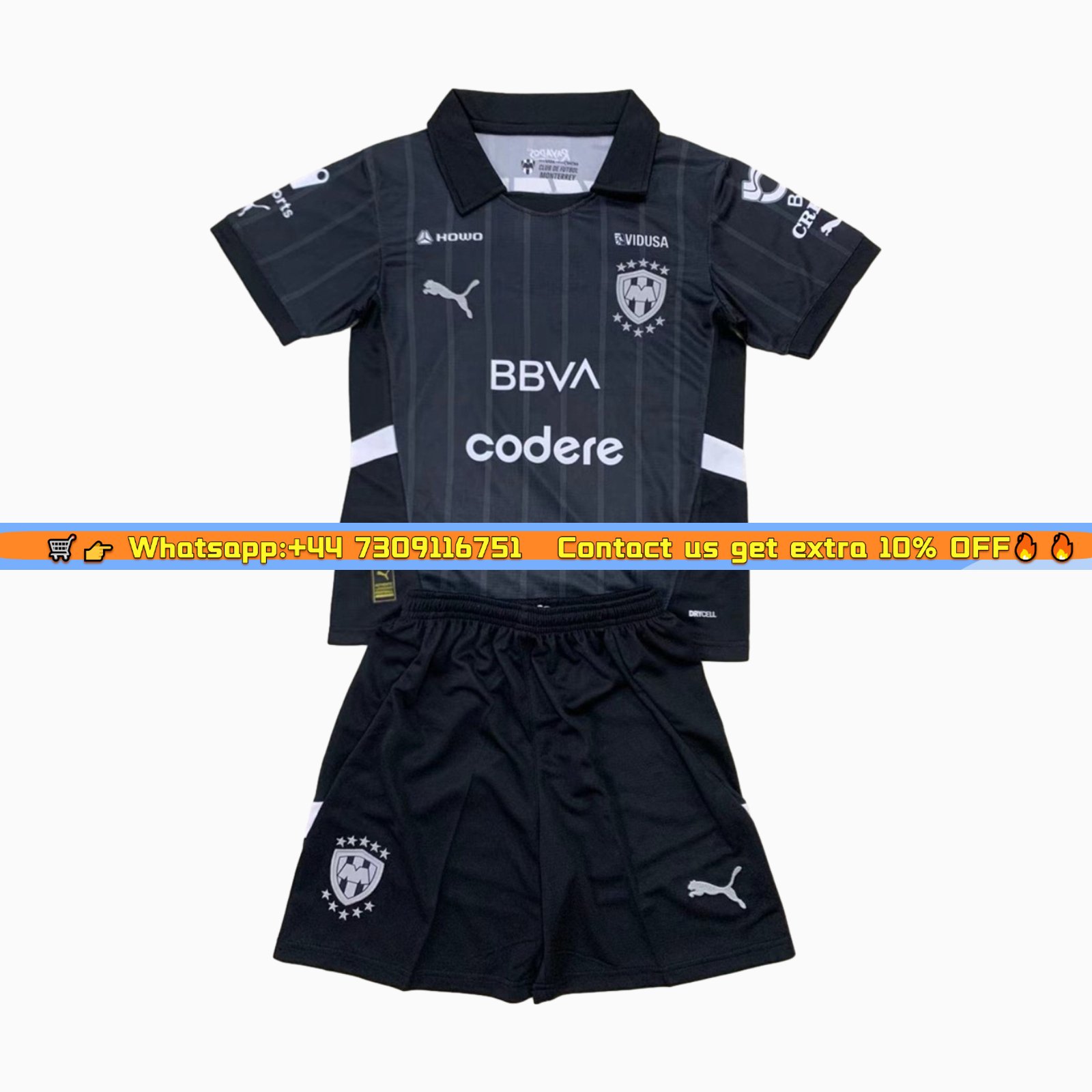 Rayados Monterrey 24-25 Third Men's Adult Jersey Set - Fans Version