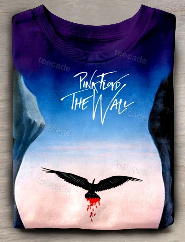 Teecade Teecade Pink Floyd Band Wall Art Print T-shirt