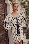 Frances Polka Dot Mini Dress