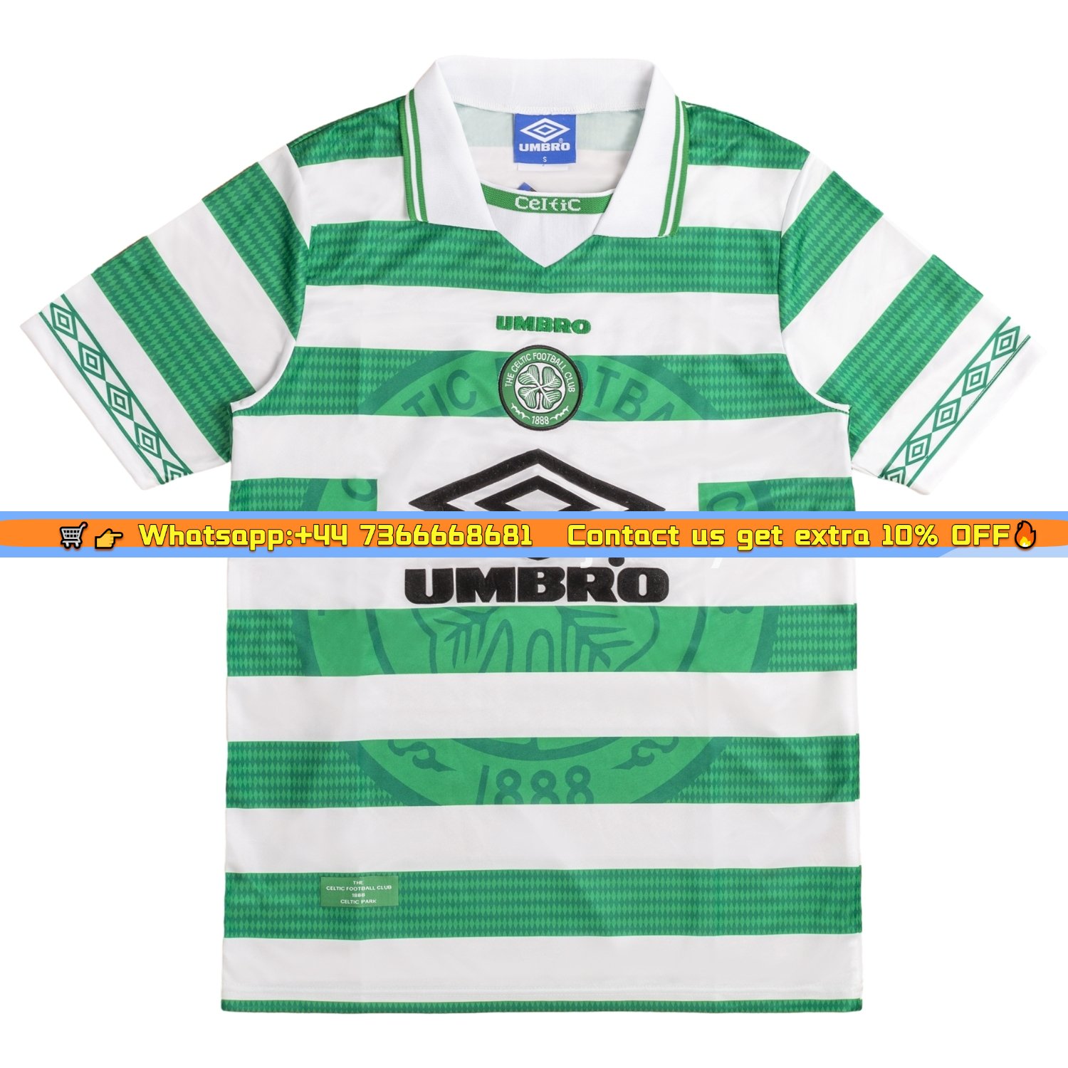 Retro Celtic 1997-99 Home Jersey