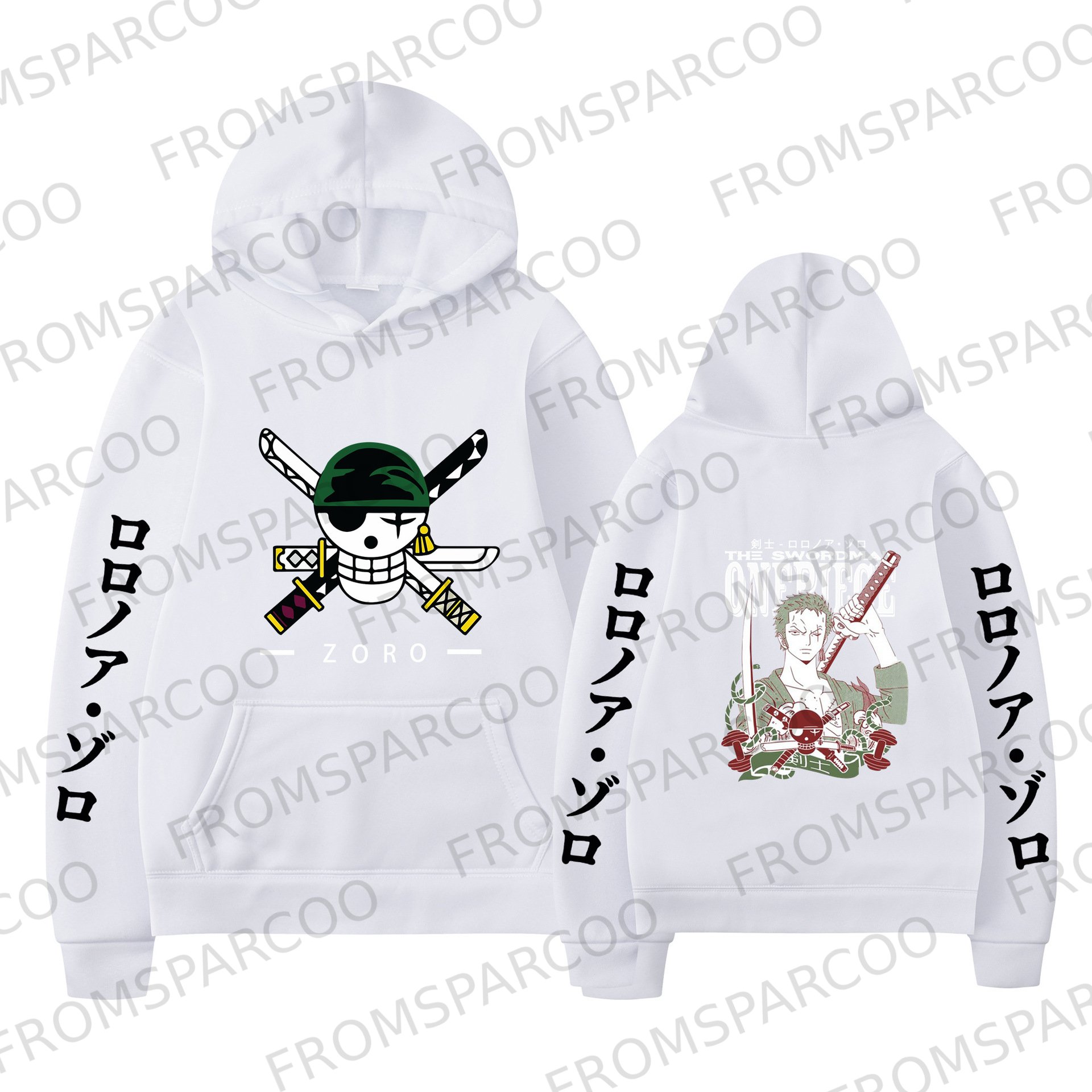 Anime Print Sports Sweatshirt