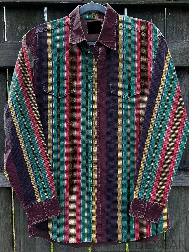 Men's Western Cowboy Buttons Shirt