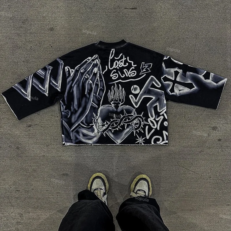 Lost Sins Jesus Piece Print Graphic T-Shirt