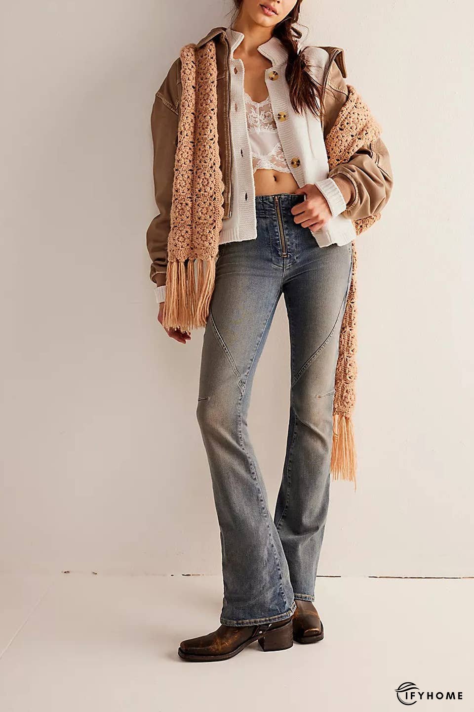 Feel Good Relaxed fit slouchy button down knit cardigan | IFYHOME