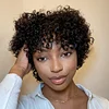 Lovely Glueless Short Afro Kinky Curly Wigs for Black Women