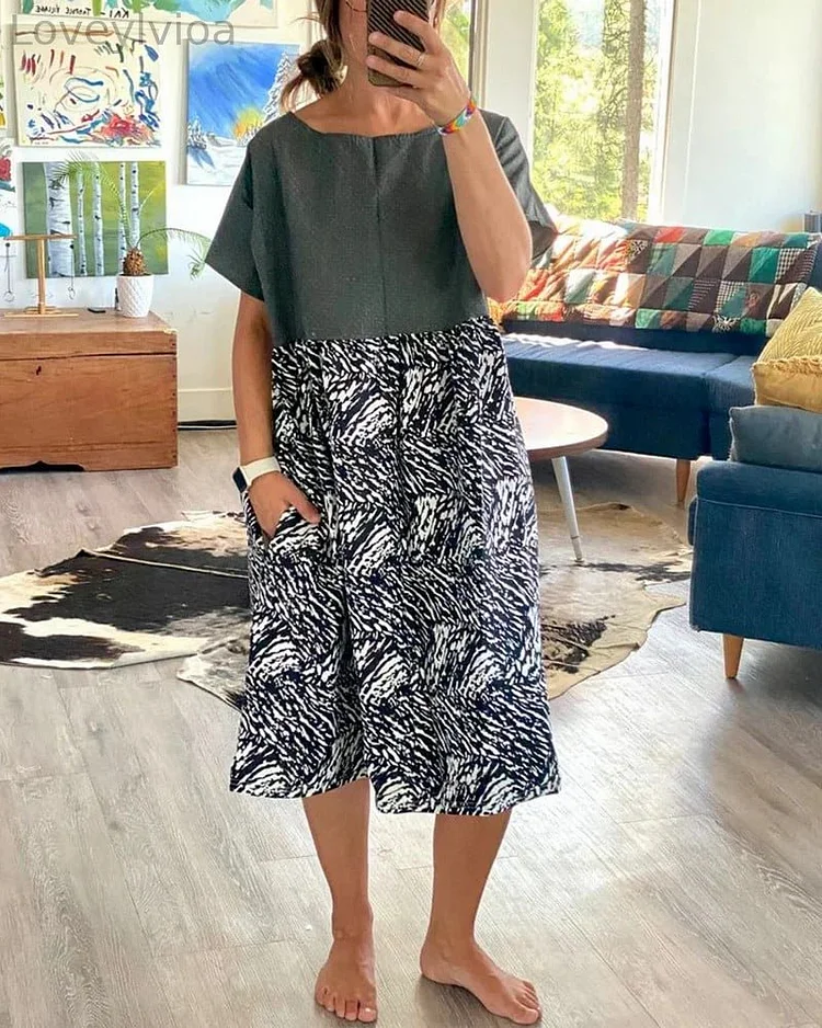 Women's Casual Resort Style Flowing Dress