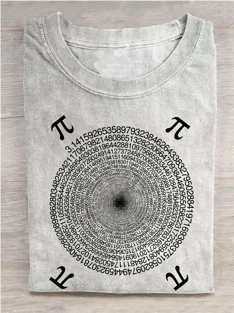 Teecade Teecade  Mathematics Topic Pi T-shirt